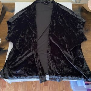 Victoria's Secret Black Velvet robe
